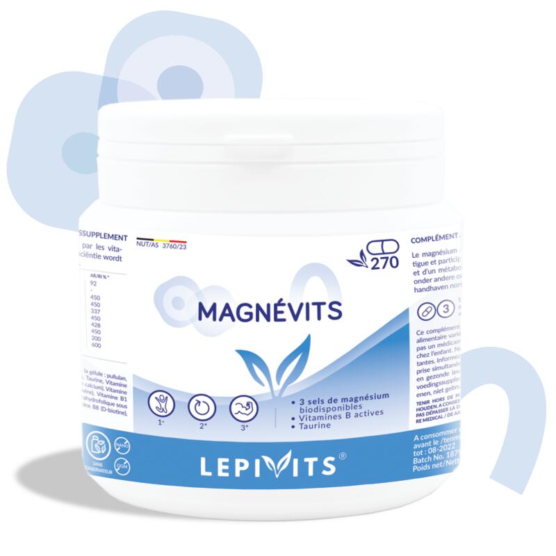MAGNEVITS - REDUCTION FATIGUE & CRAMPES - 270 GELULES