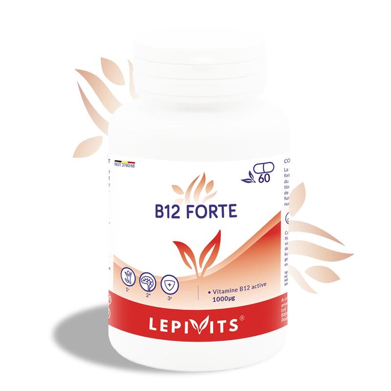 VITAMINE B12 FORTE - MAXIMUM CONCENTRATIE - 60 VEGANISTISCHE CAPSULES