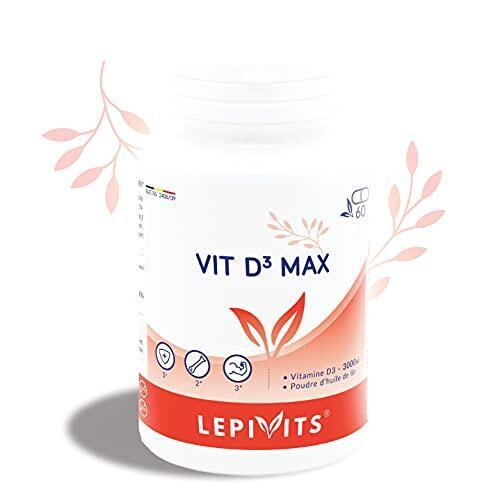 VITAMINE D3 MAX - MUSCLES ET OS EN BONNE SANTE - 60 GELULES