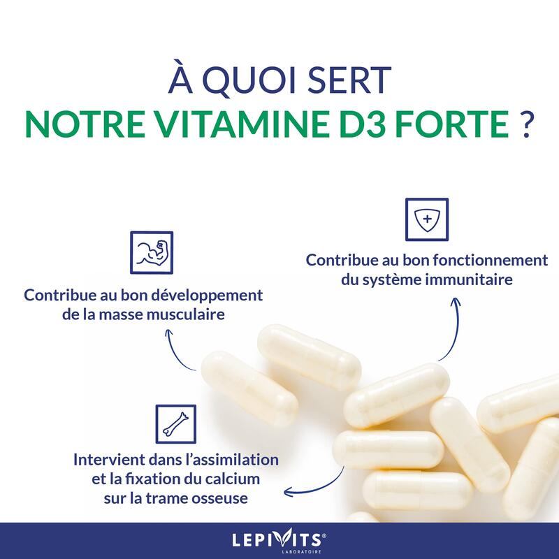 Vitamine D3 max - Muscles et os en bonne santé