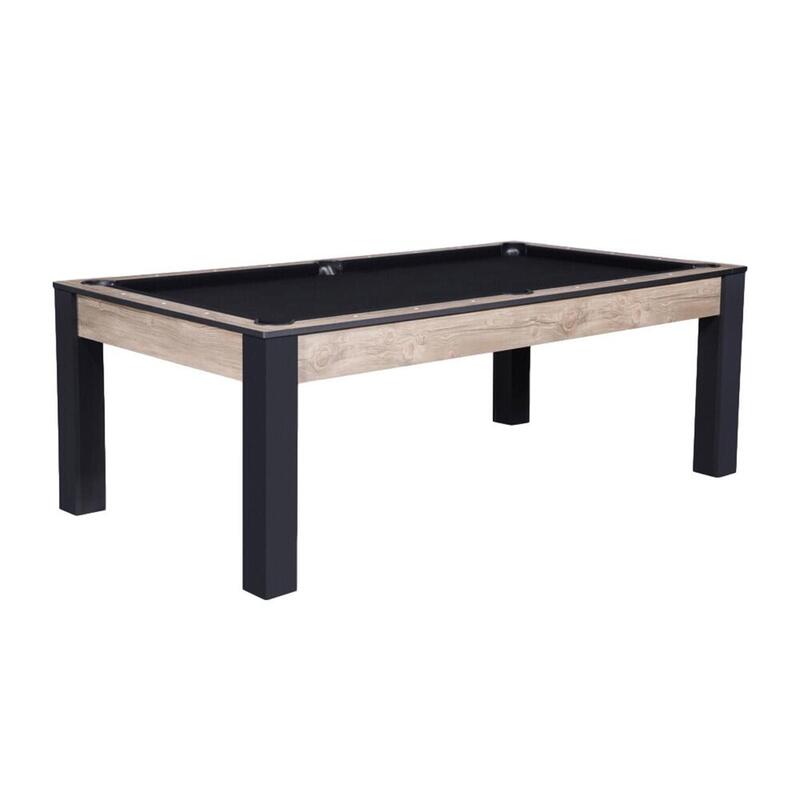Billard convertible industriel 7 FT Tapis noir
