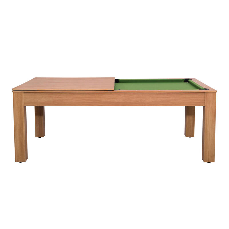 Billard convertible Guillaume Bois clair 7 FT Tapis Vert