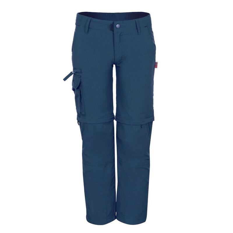 Pantalon zip-off pour enfants Oppland bleu mystique respirant
