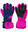 Kinder Fingerhandschuh Troll Marineblau / Magenta Größe 5; 9-10 Jahre