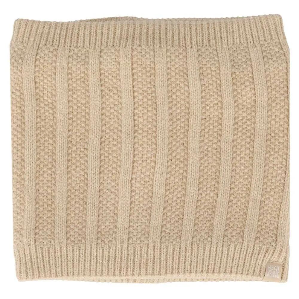 Coffret Cadeau Femme - Bonnet + Tour de Cou + Gants - Beige chiné 4/6