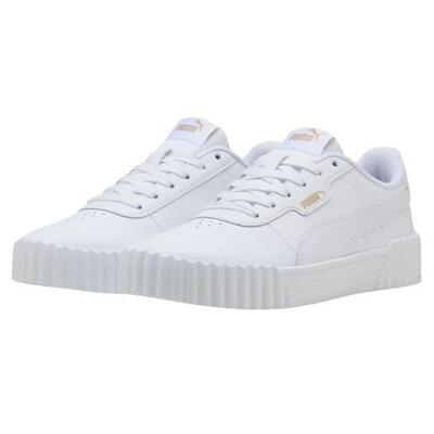 Dames carina 3.0 leren trainers (wit)