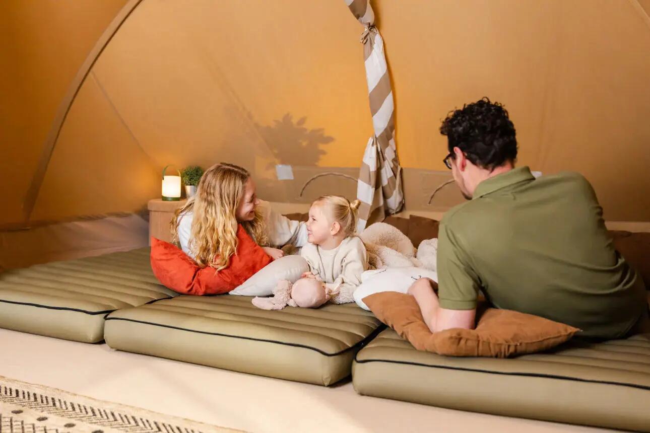 Camping Luftbett Chatou Isomatte Matratze Gäste Bett Baumwolle 8/9