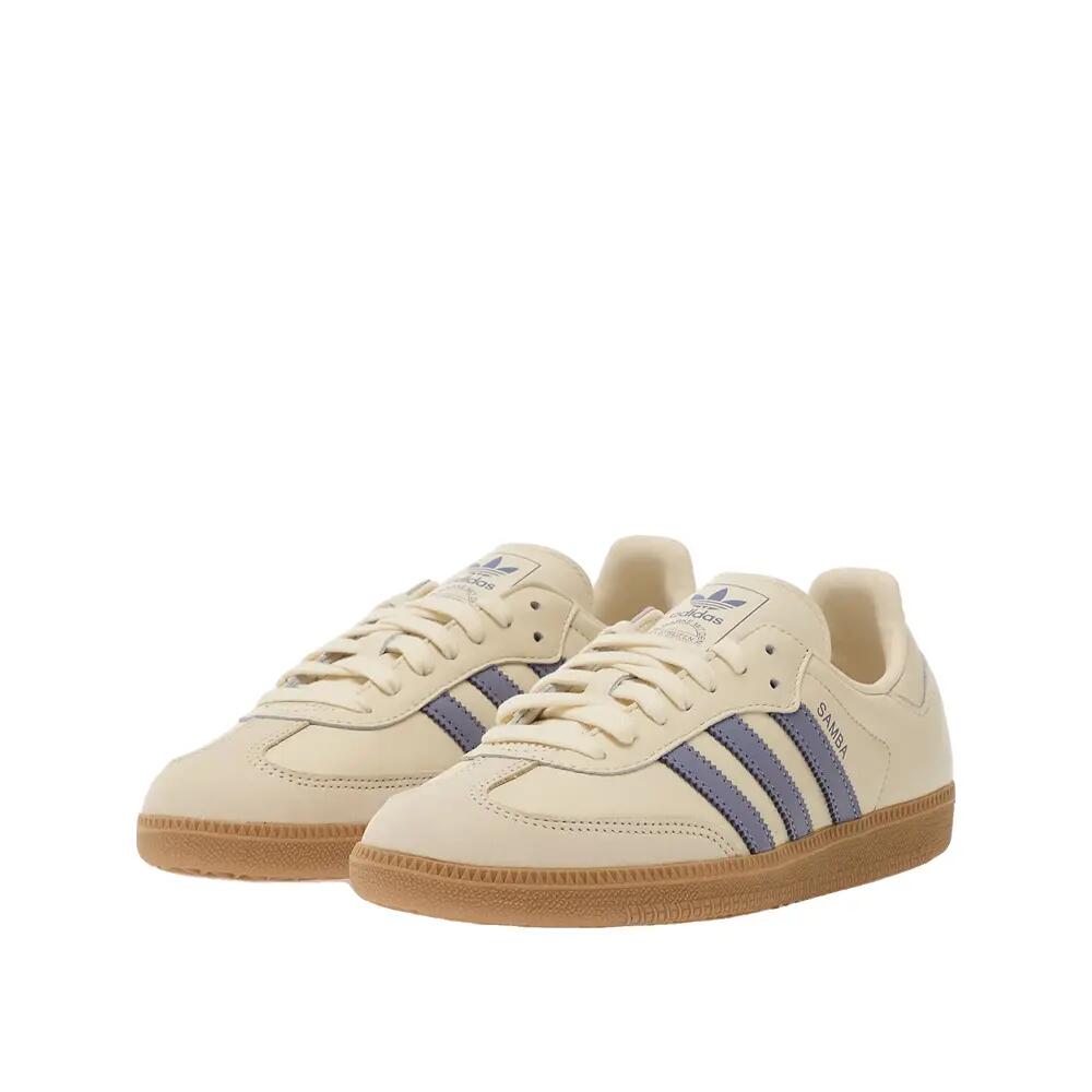 Zapatillas Adidas Samba OG Blancas/Plateadas Violeta 6/6