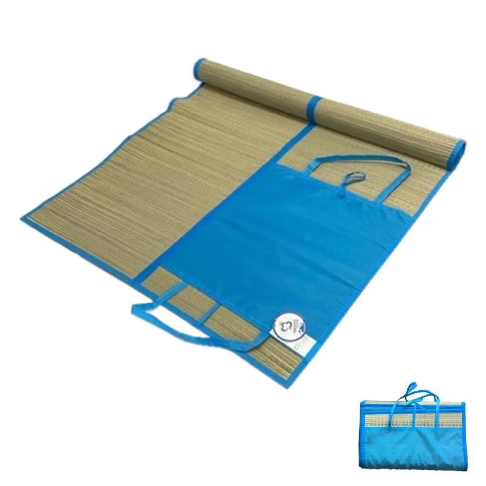 Esterilla con Asa y Bolsillo Color Azul 70x180 cm Marbueno Summer 2/2