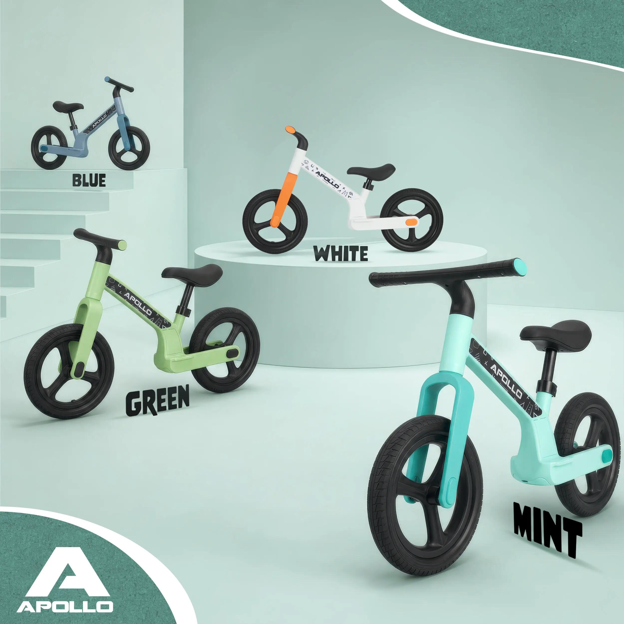 Loopfiets Kinderen Trailbuddy LED 12 inch vanaf 2 jaar Mint 7/7
