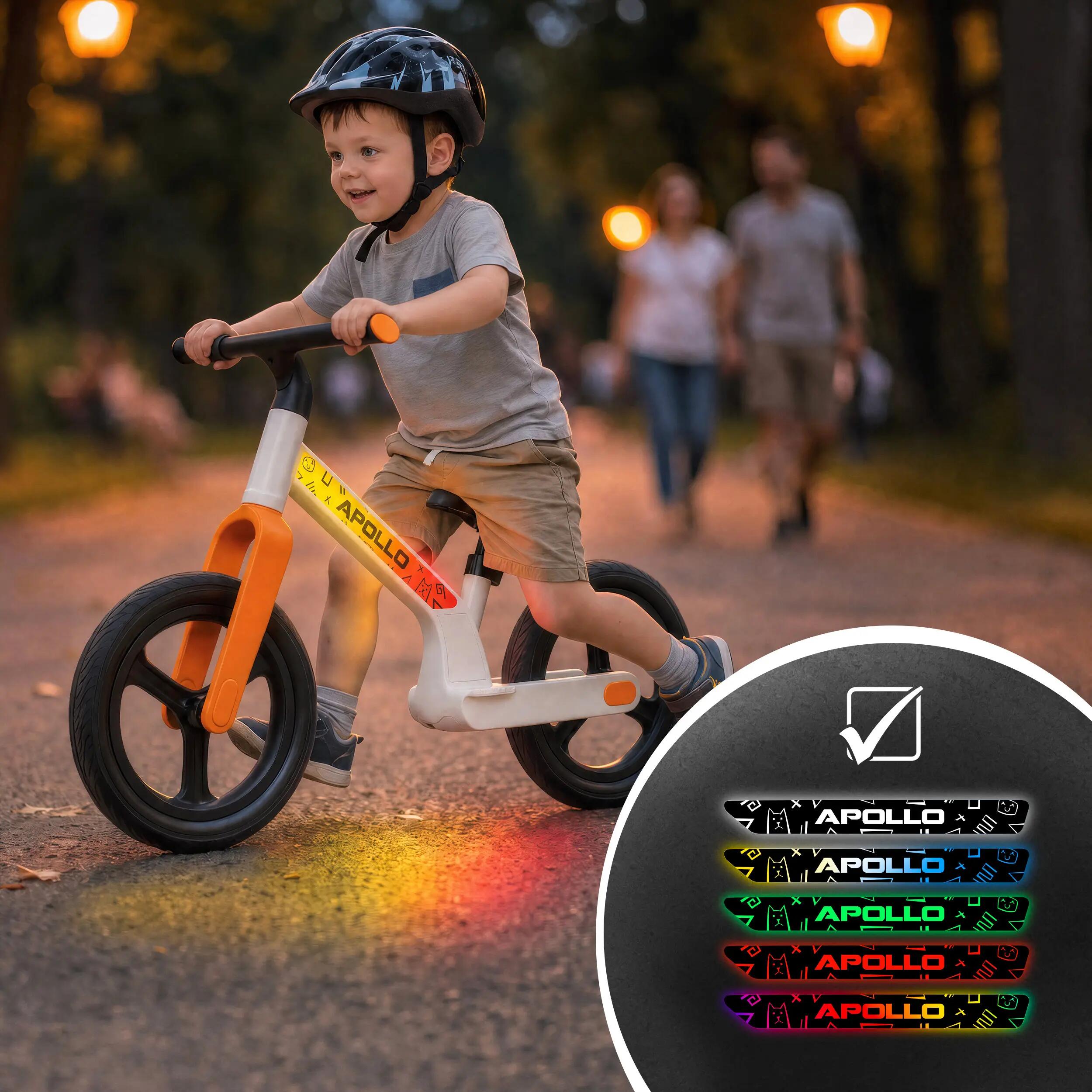 Bici senza pedali Bambini 2 anni luminosa Trailbuddy LED Bianco 6/7