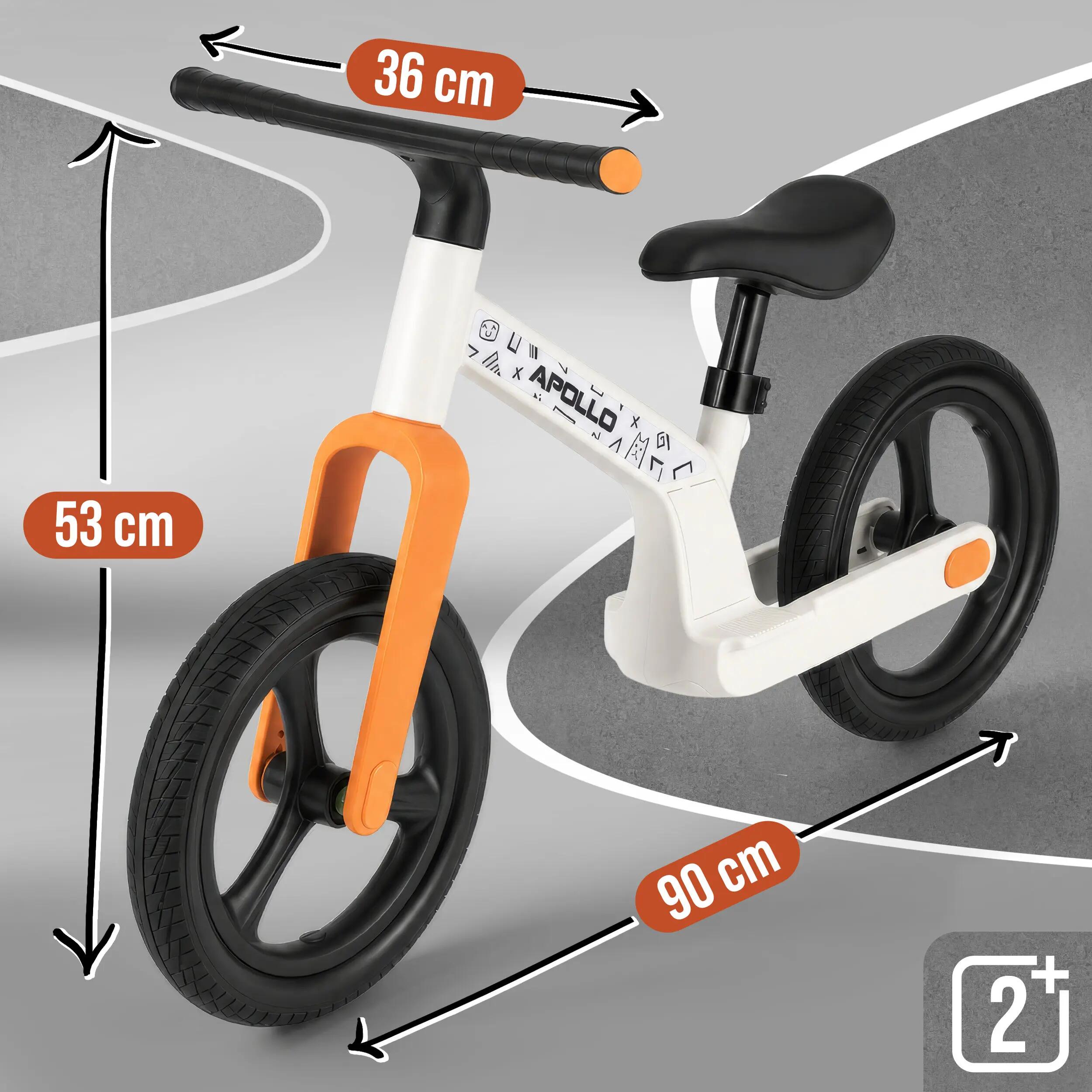 Bici senza pedali Bambini 2 anni luminosa Trailbuddy LED Bianco 2/7