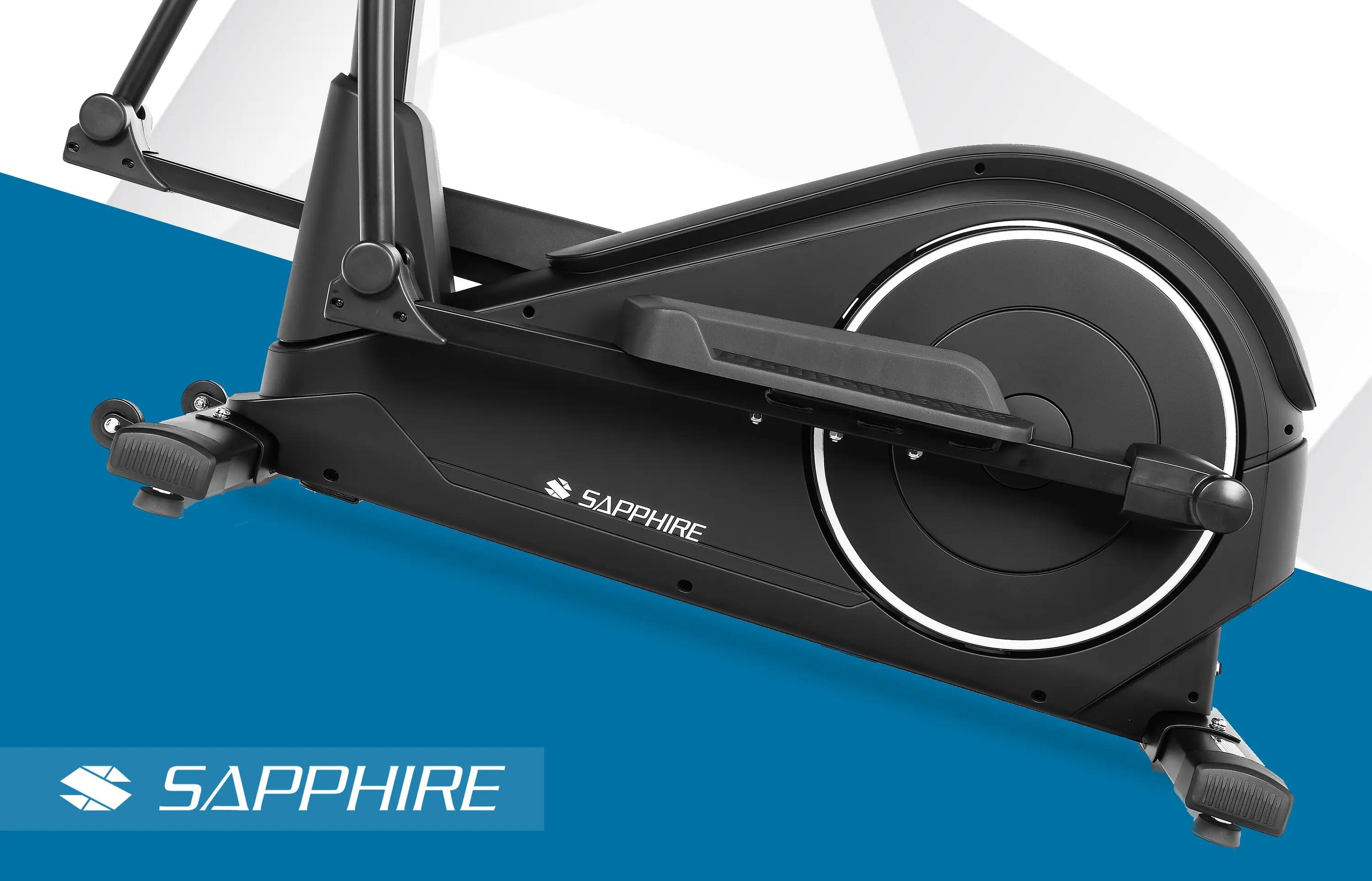 Trenażer eliptyczny elektromagnetyczny Sapphire SG-550E Orion programy koło12kg 7/12