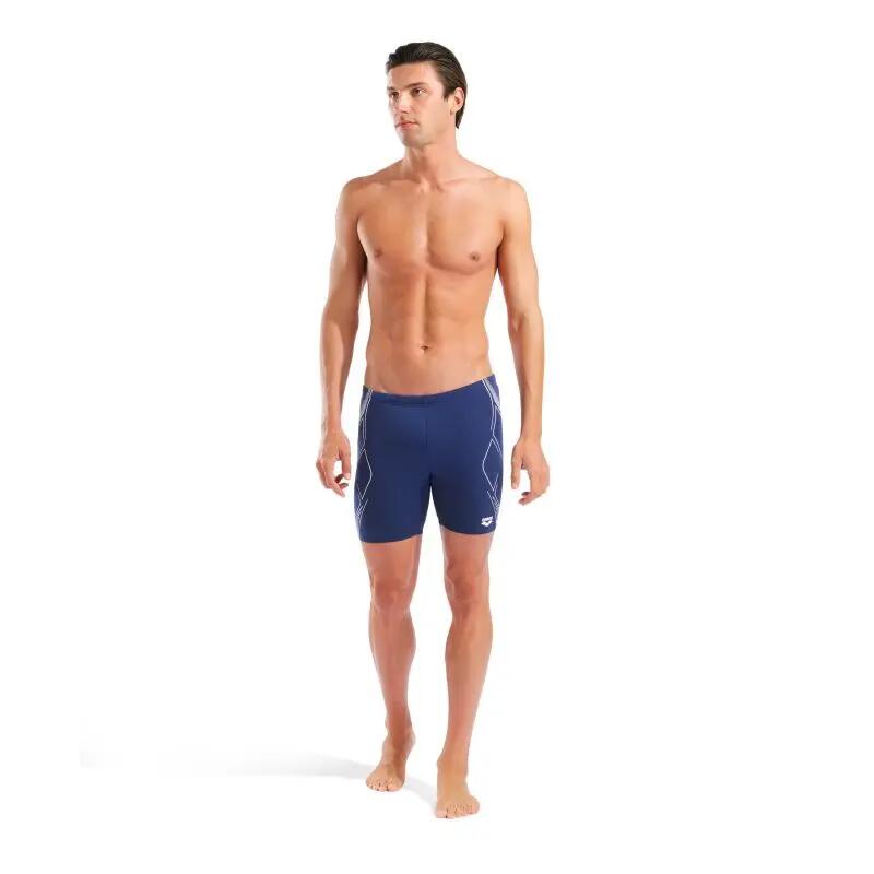 Jammer Arena Graphic Mid Uomo Navy Bianco 4/7