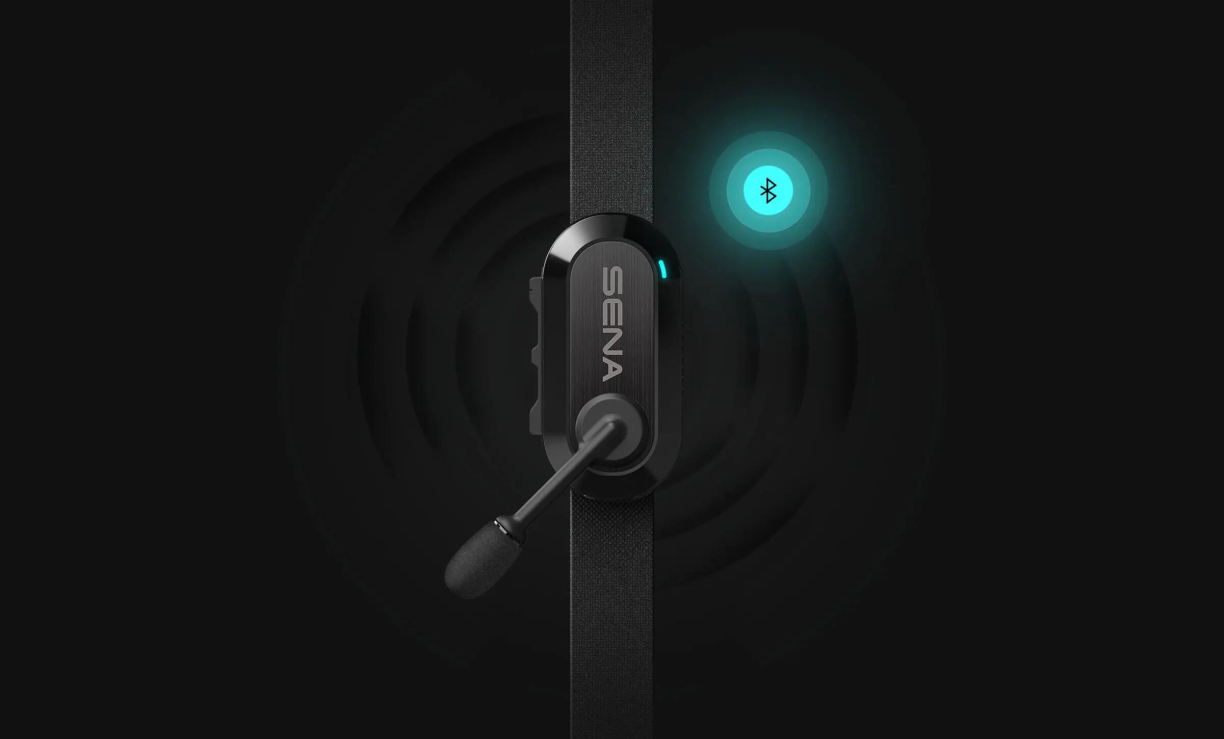 BIKOM 20 Blanc: Intercom avec microphone, Mesh Full duplex, Bluetooth 11/11