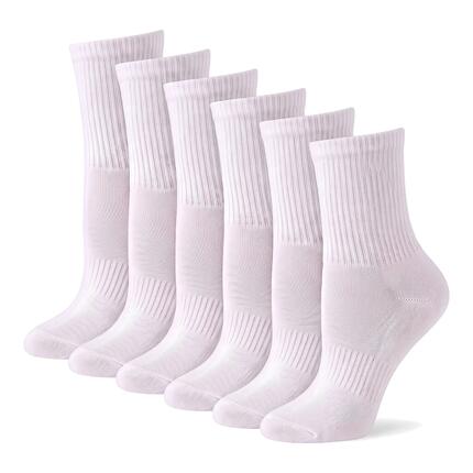 Damen Herren Fitness Sportsocken halbhoch mit Rippschaft kurze Socken 6 Paar