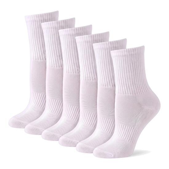 Damen Herren Fitness Sportsocken halbhoch mit Rippschaft kurze Socken 6 Paar