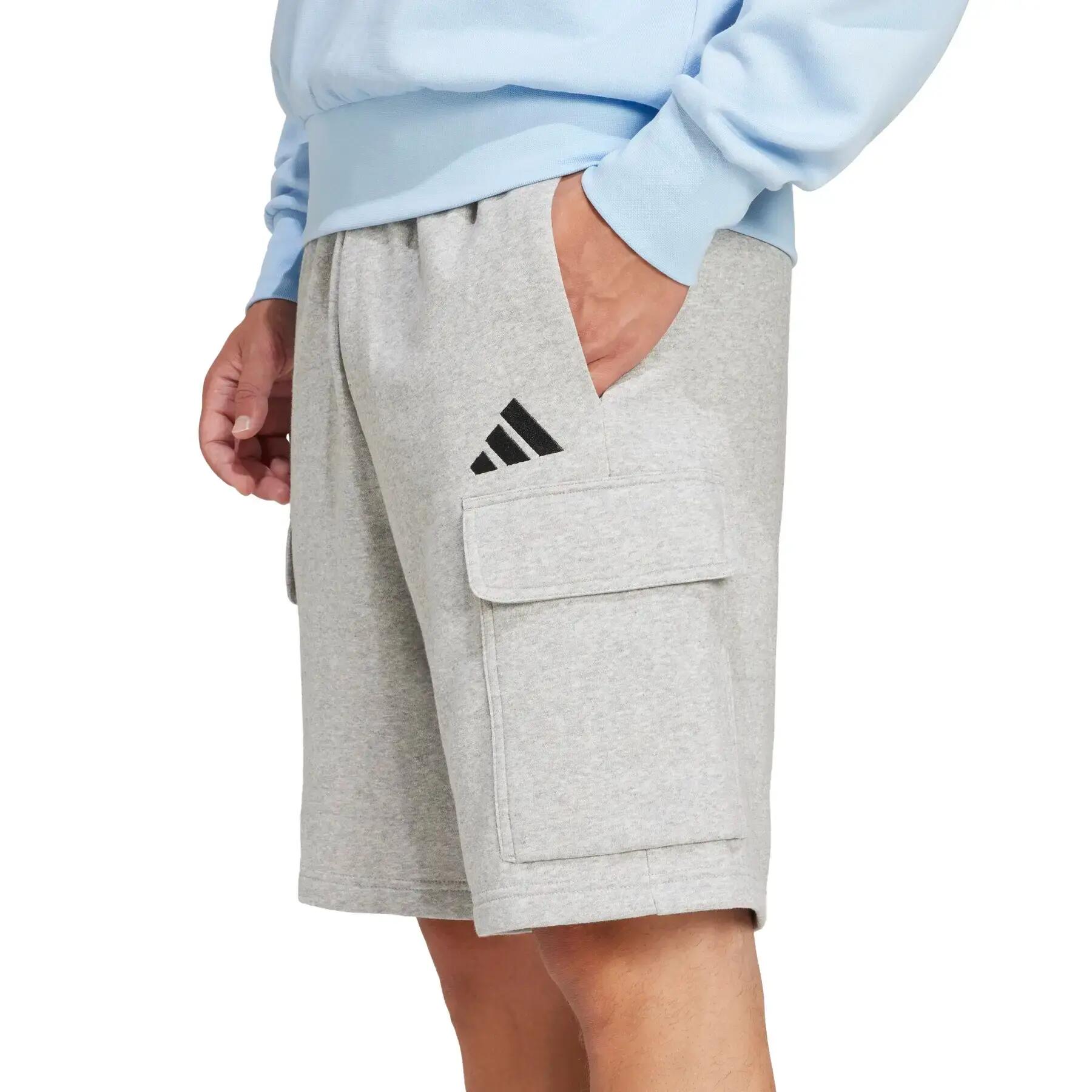 Pantalón corto cargo adidas Essentials Feelcozy Fleece 5/6
