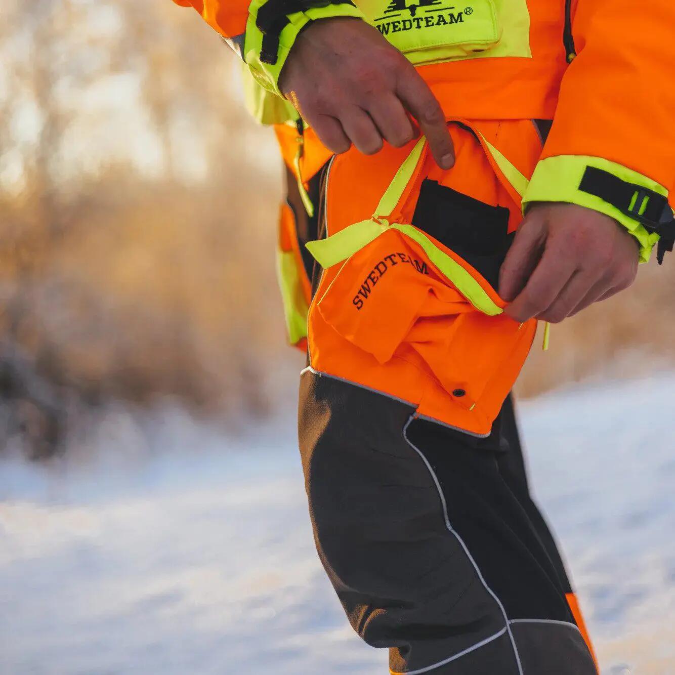 Pantaloni di protezione Swedteam Protect Pro Shell 3/4