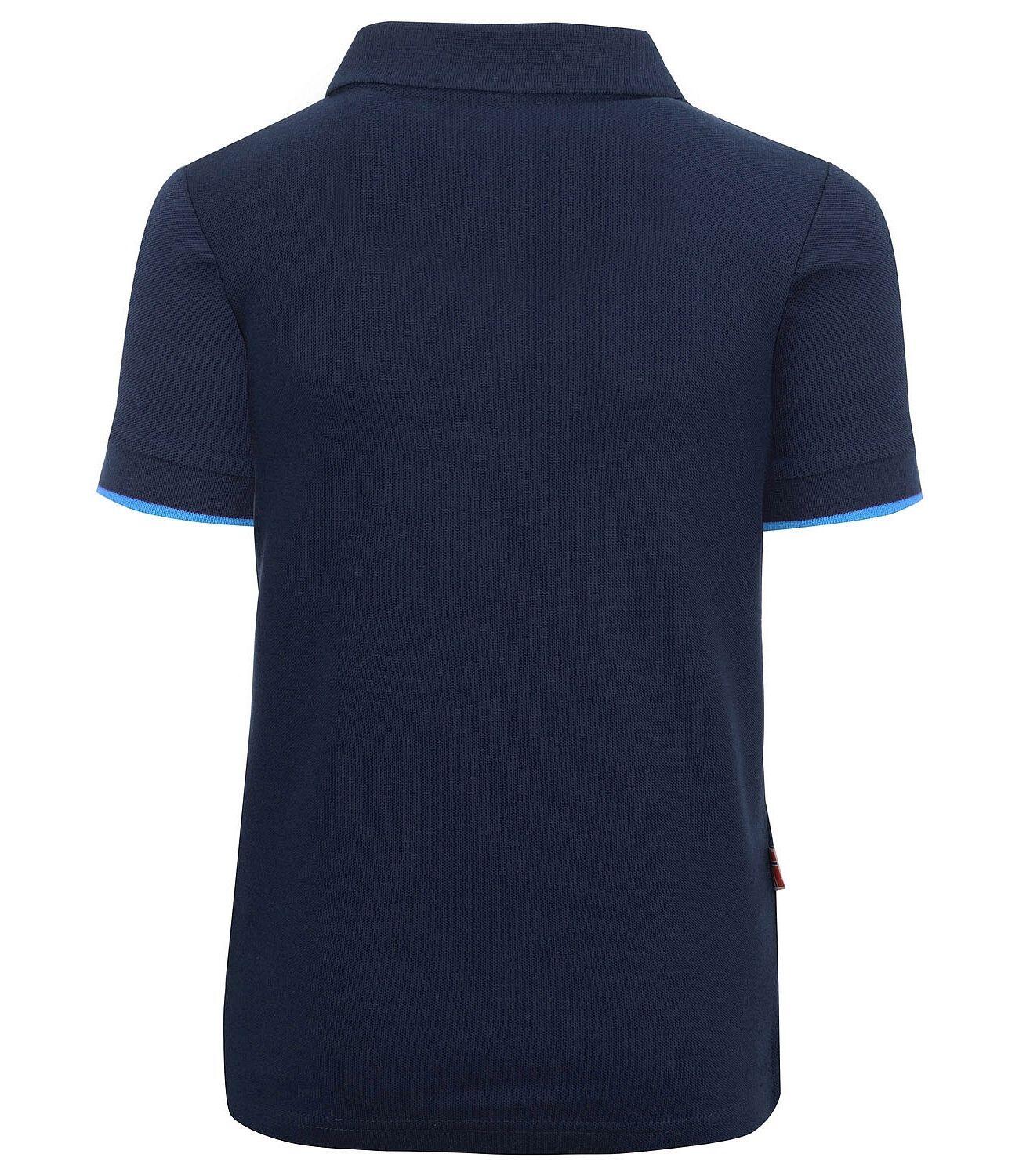 Polo Bergen XT pour enfants bleu marine / bleu moyen 2/2