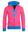 Pull à capuche enfant Sortland framboise/bleu