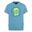 Kinder T-Shirt Troll T Delphinblau/Lime