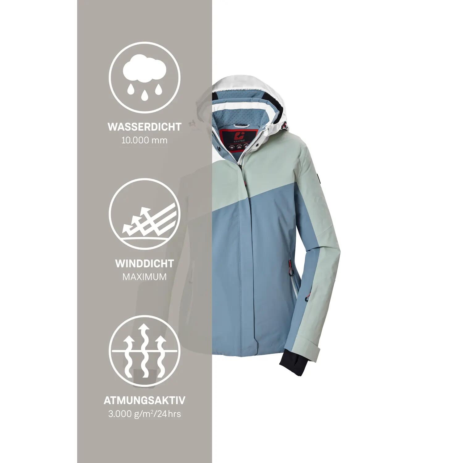 Damen Skijacke Funktionsjacke mit abzippbarer Kapuze 6/7