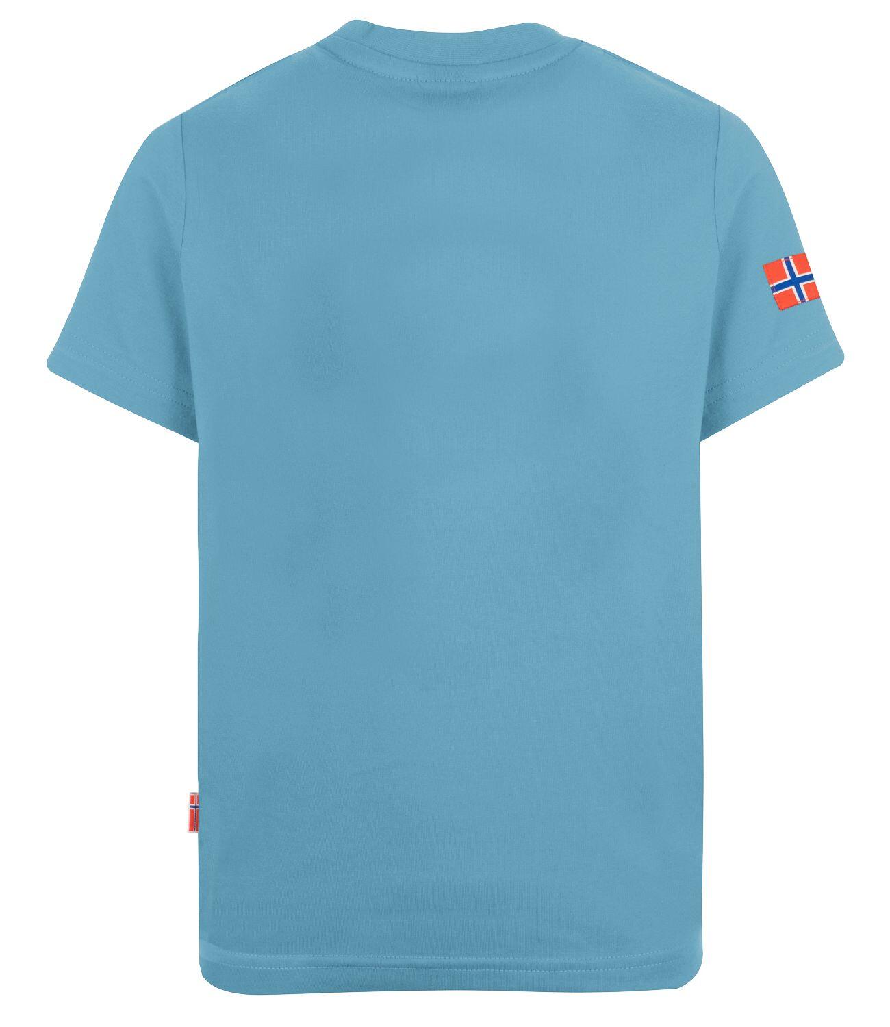 T-shirt enfant Troll T bleu dauphin/lime 2/3
