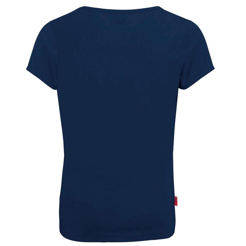 Mädchen T-Shirt Mädchen Logo Marineblau / Magenta