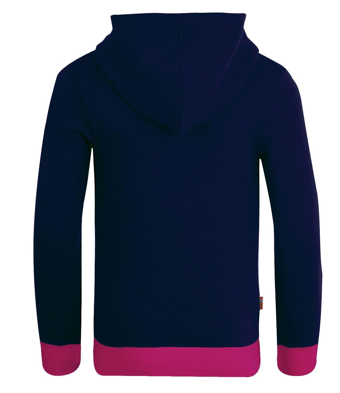 Kinder Hoodie Pullover Troll Marineblau / Pink 2/2
