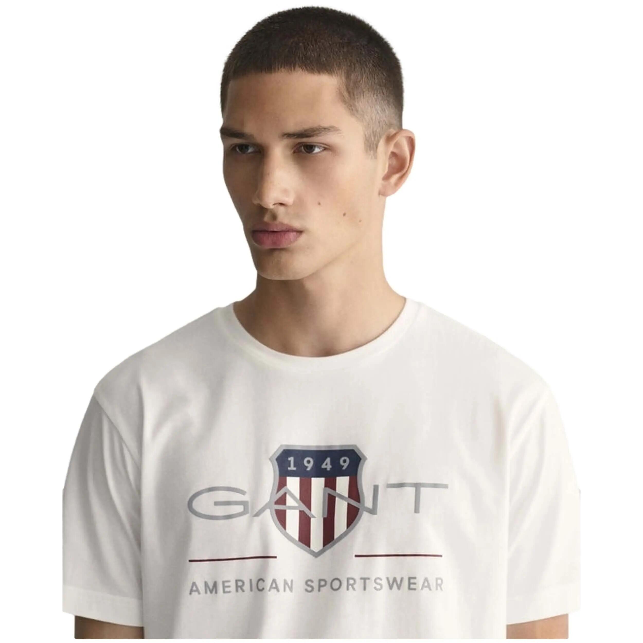 Camiseta de manga corta Gant modelo 2003199110 para hombre 3/5