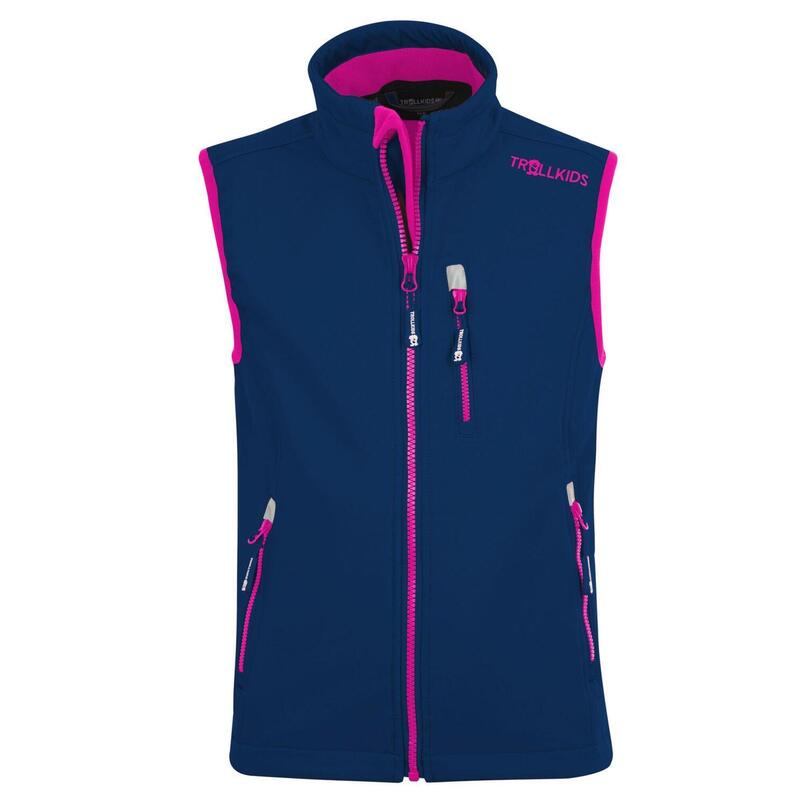 Gilet enfant Trollfjord Imperméable Bleu marine / Magenta