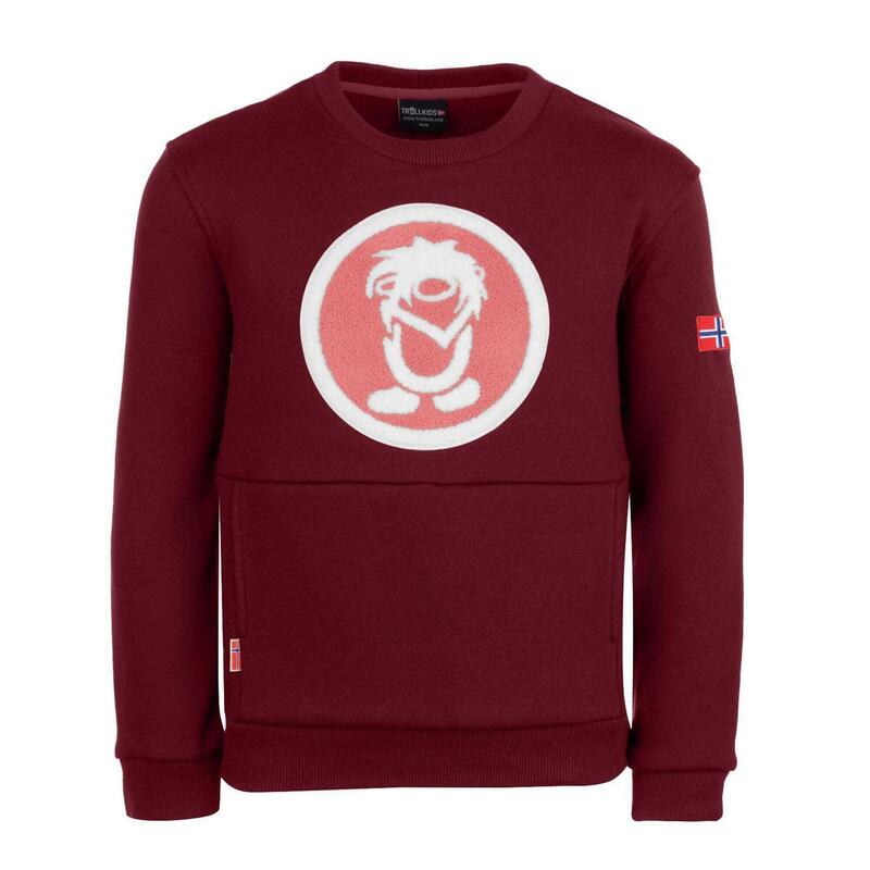 Kinder Sweatshirt Trolltunga Kastanienbraun