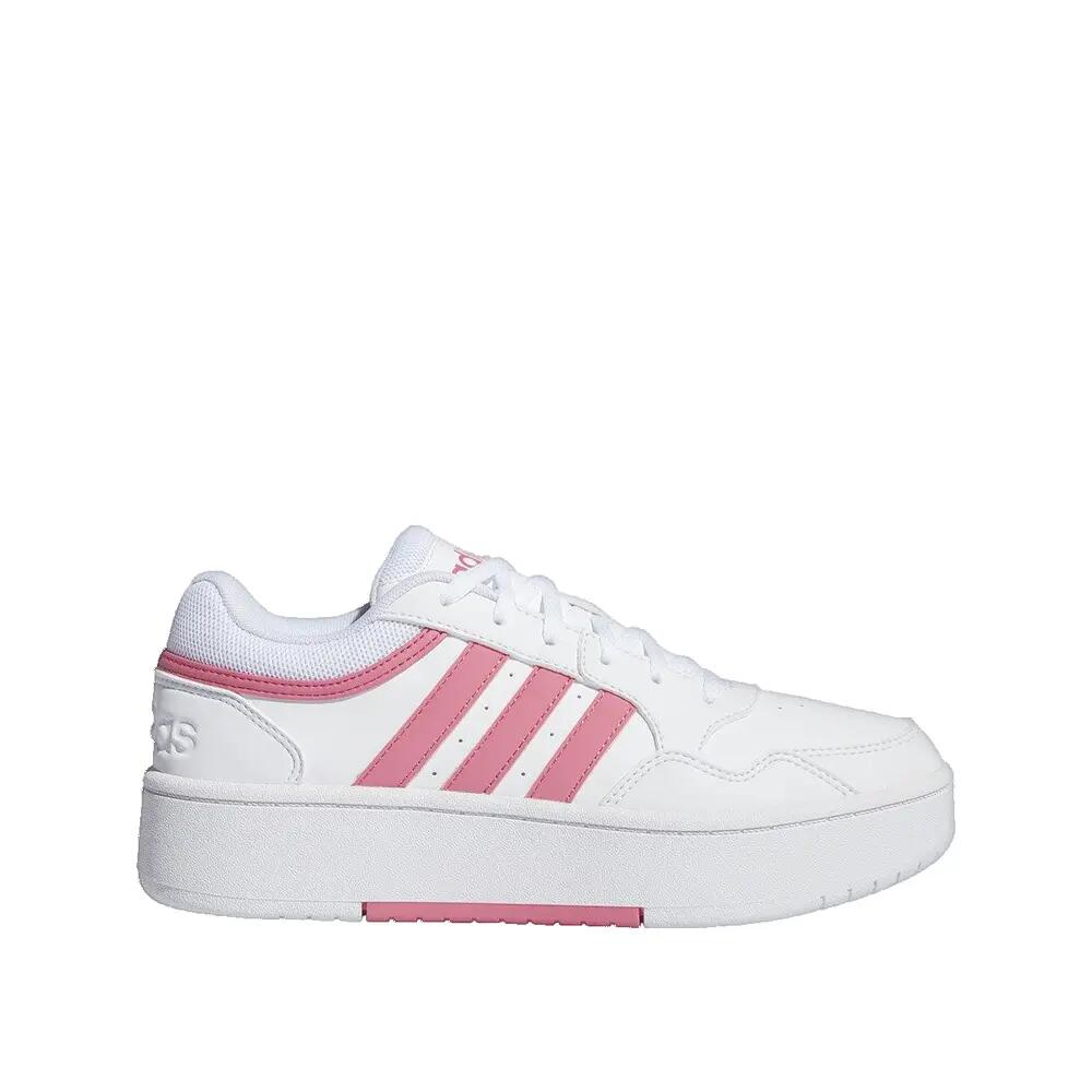 Chaussures adidas Hoops 3.0 Bold Blanc/Rose 1/3