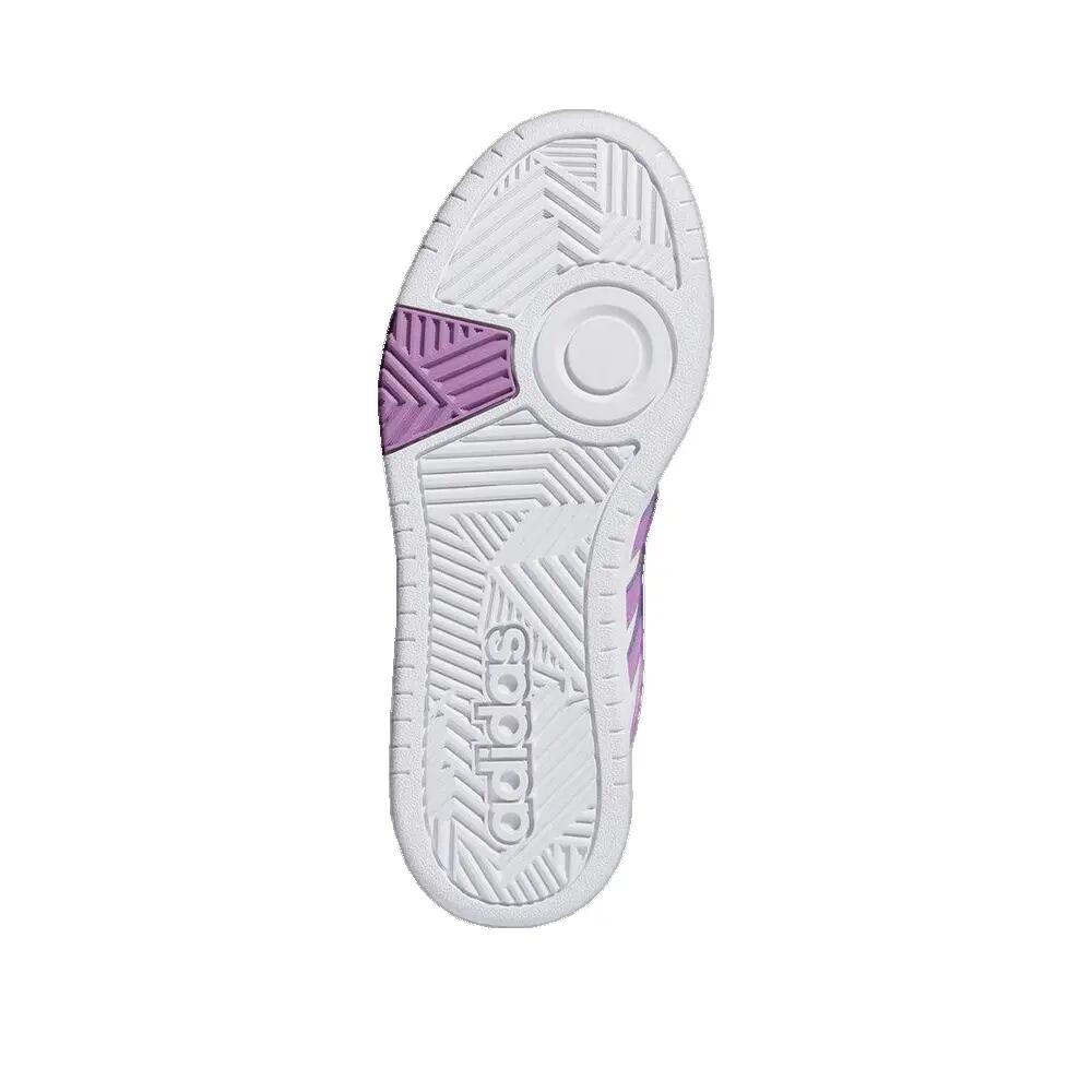 Sapatos de basquetebol adidas Hoops 3.0 Branco/Violeta 3/5