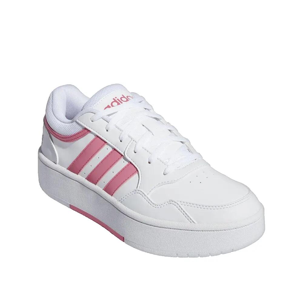 Chaussures adidas Hoops 3.0 Bold Blanc/Rose 3/3