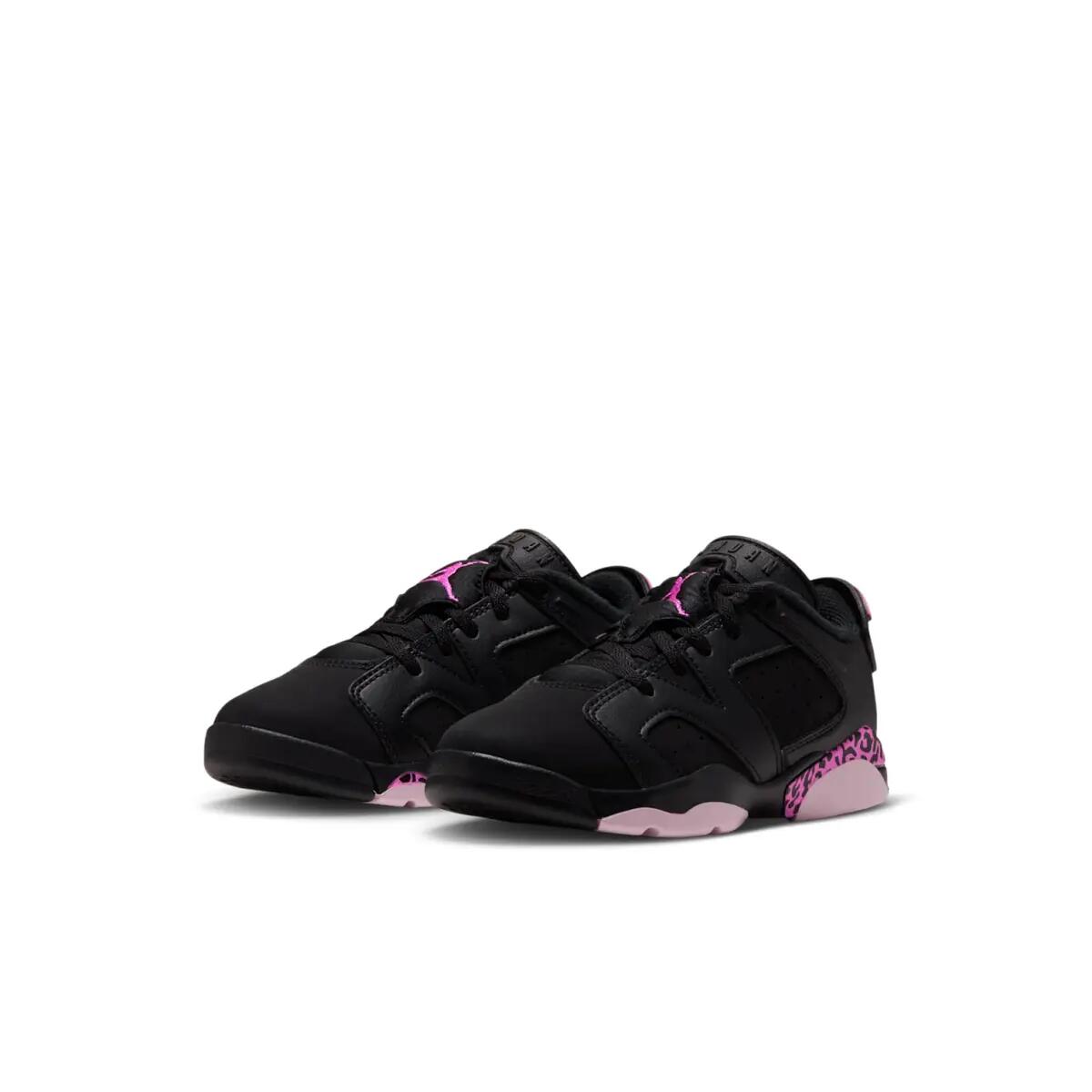 Jordan 6 Retro Low Black Fierce Pink (PS) 5/6