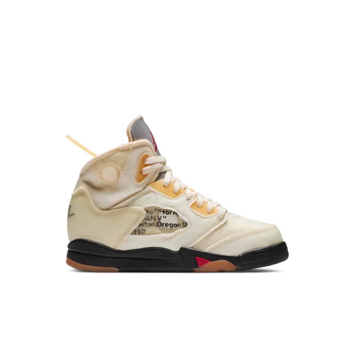 Jordan 5 Retro Off-White Sail (PS) 4/6