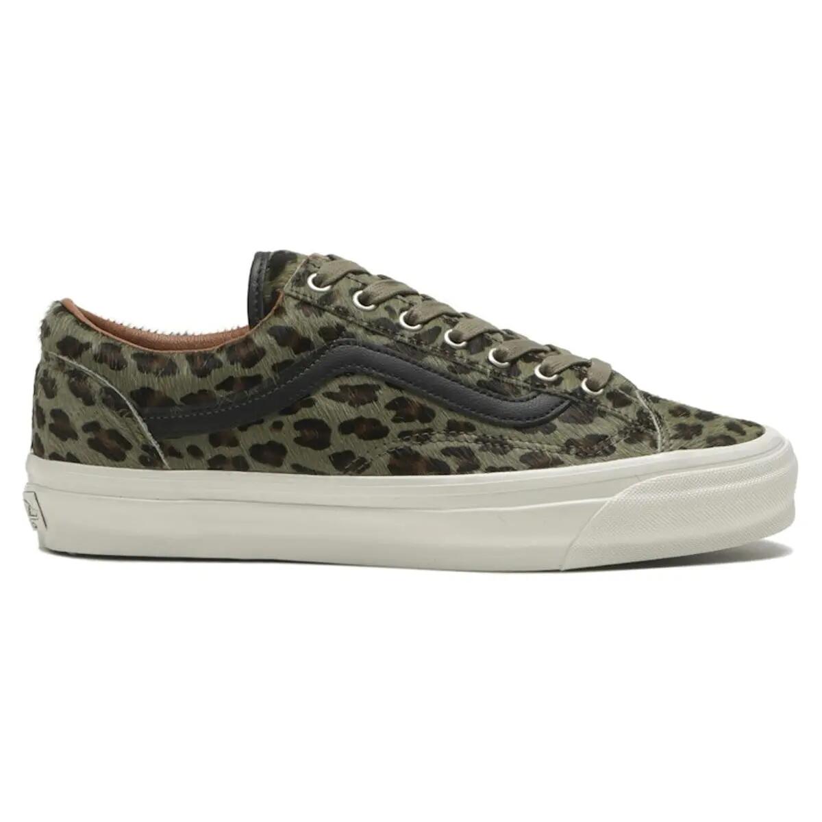 Vans Premium Old Skool 36 Pony Cheetah Olive 1/6