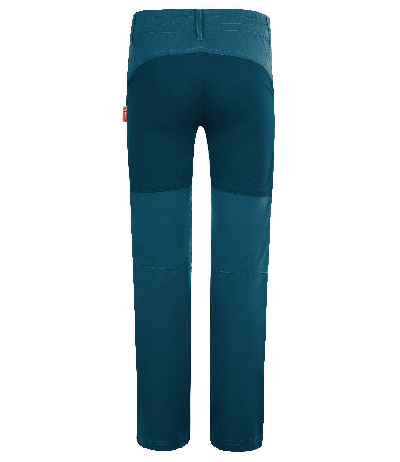 Pantalon de trekking pour enfants Slim Fit Hammerfest PRO bleu pétrole 2/3
