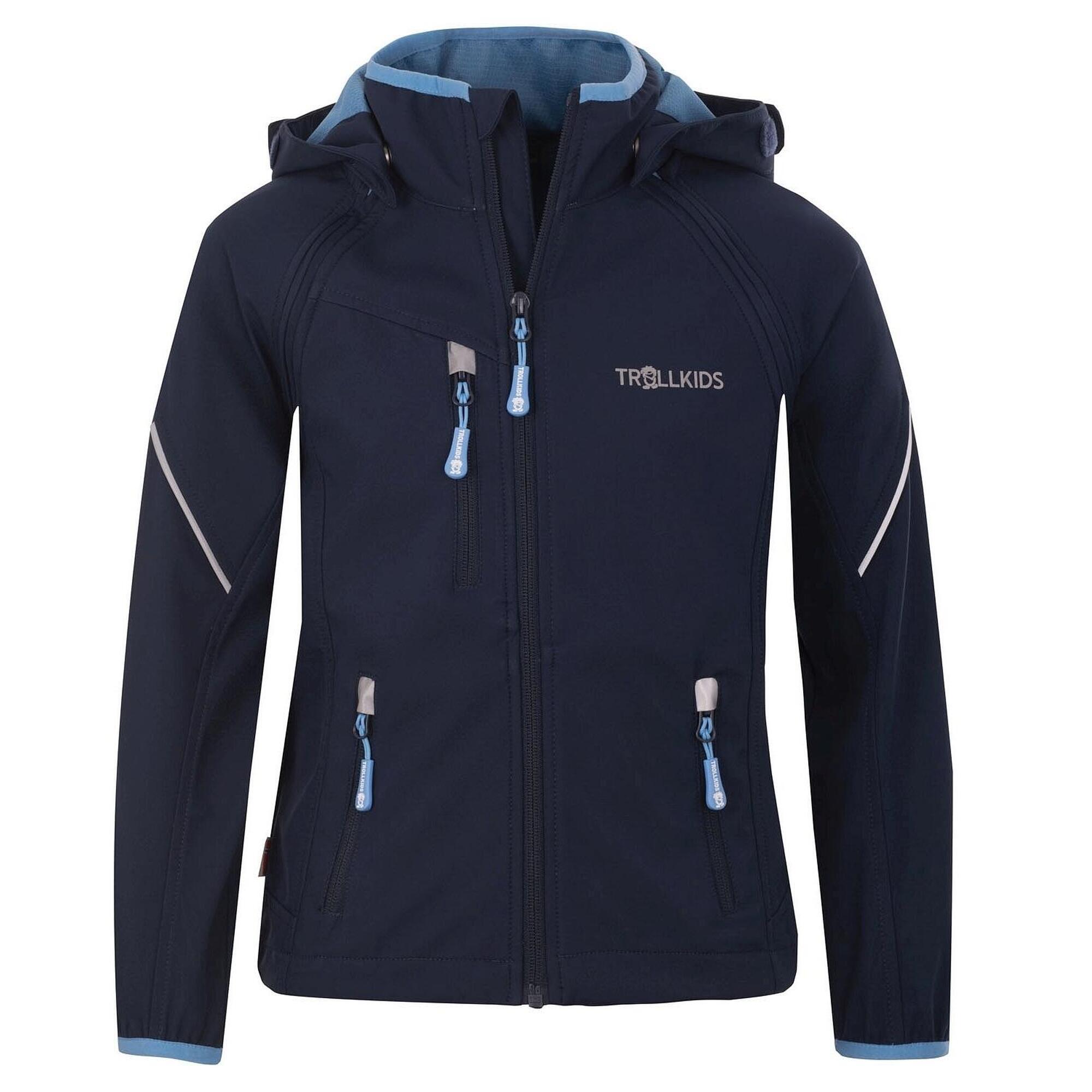 Rondane Marine softshell jacket for children