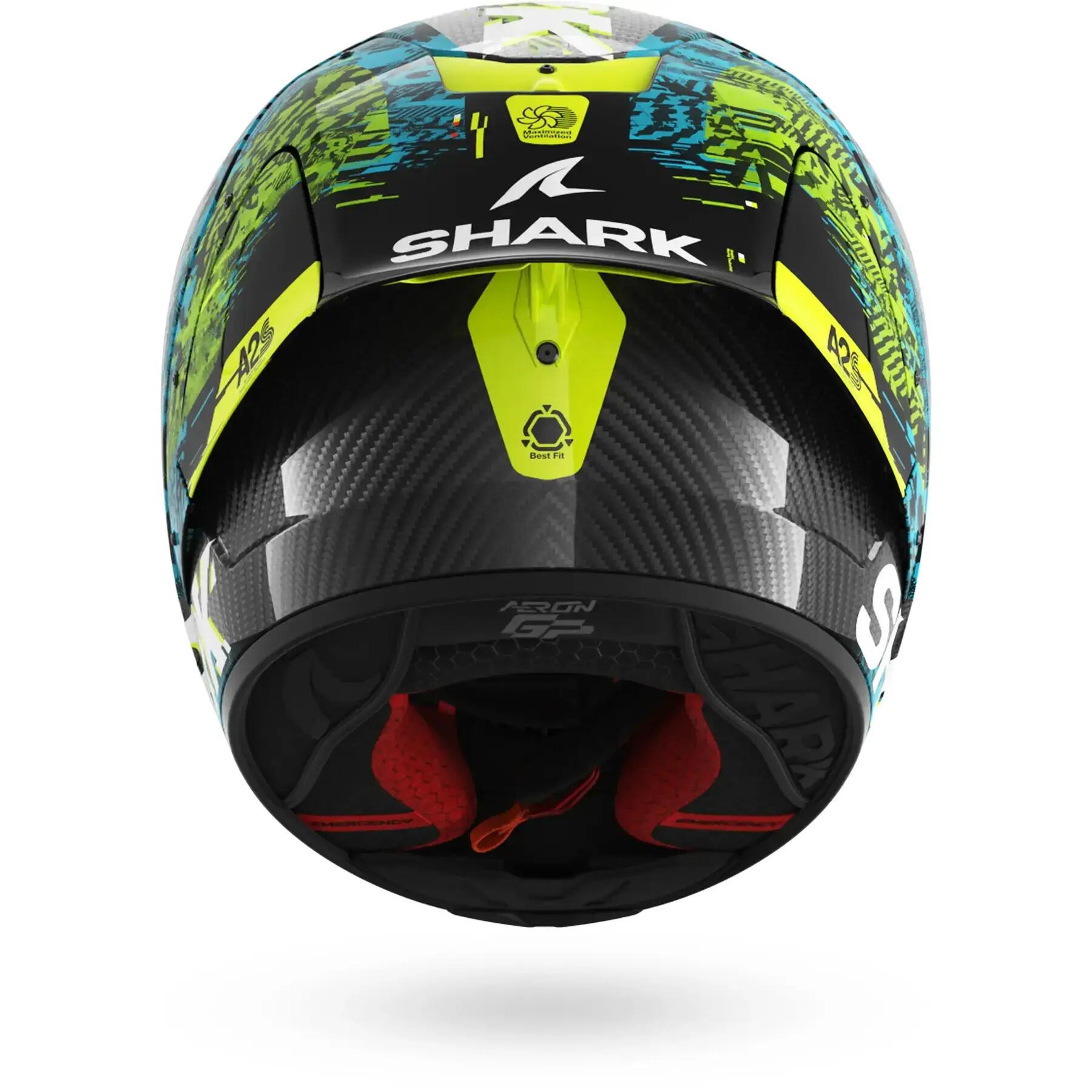 Kask motocyklowy z pełną twarzą Shark Aeron-GP FIM Racing #2 Speed-Vib 4/4