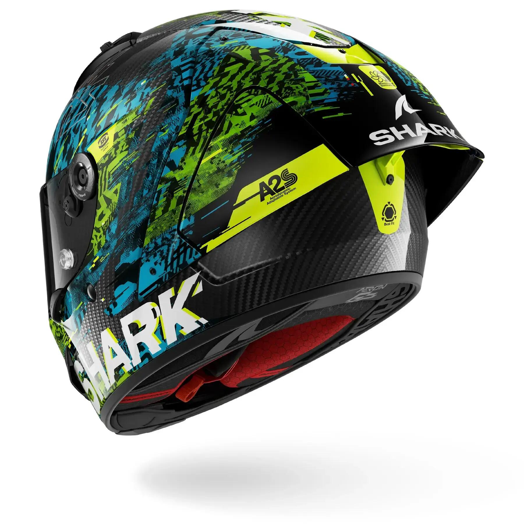 Kask motocyklowy z pełną twarzą Shark Aeron-GP FIM Racing #2 Speed-Vib 3/4