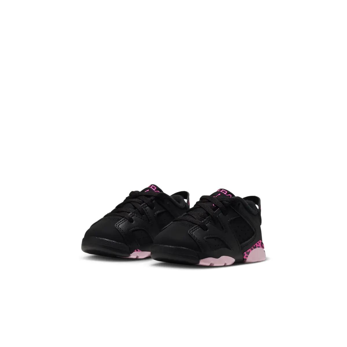 Jordan 6 Retro Low Black Fierce Pink (TD) 5/6
