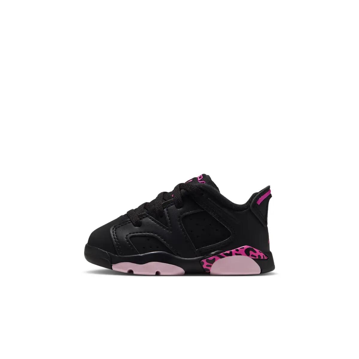 Jordan 6 Retro Low Black Fierce Pink (TD) 2/6