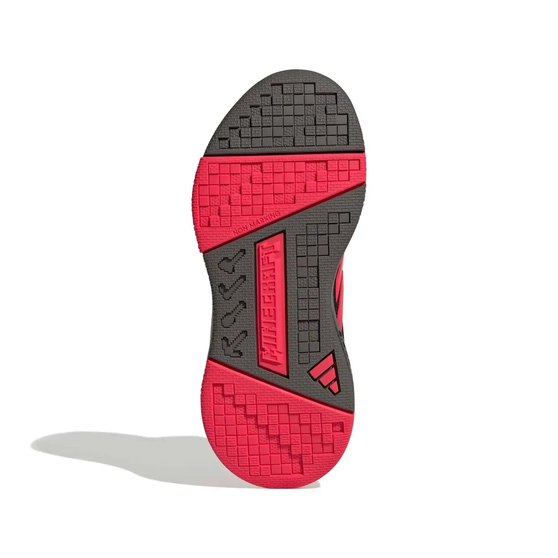 Scarpe bambino adidas minecraft pro - nero/rosso 5/7