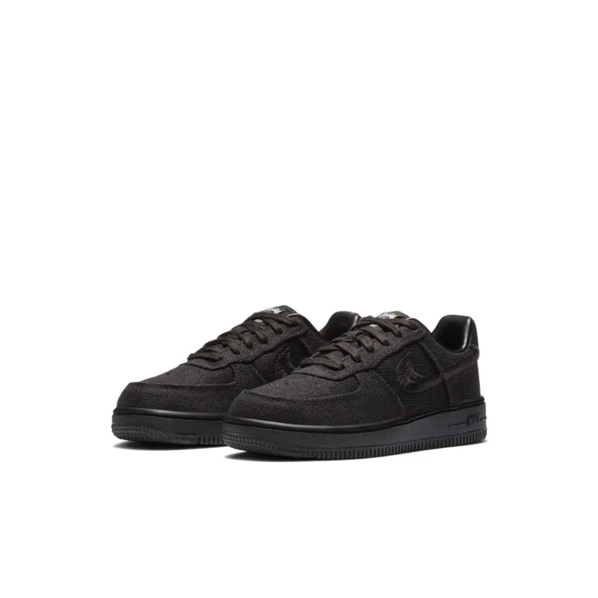 Nike Air Force 1 Low Stussy Black (PS) 5/6