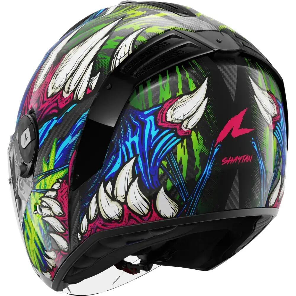 Kask motocyklowy Jet Shark RS Carbon Shaytan 3/3