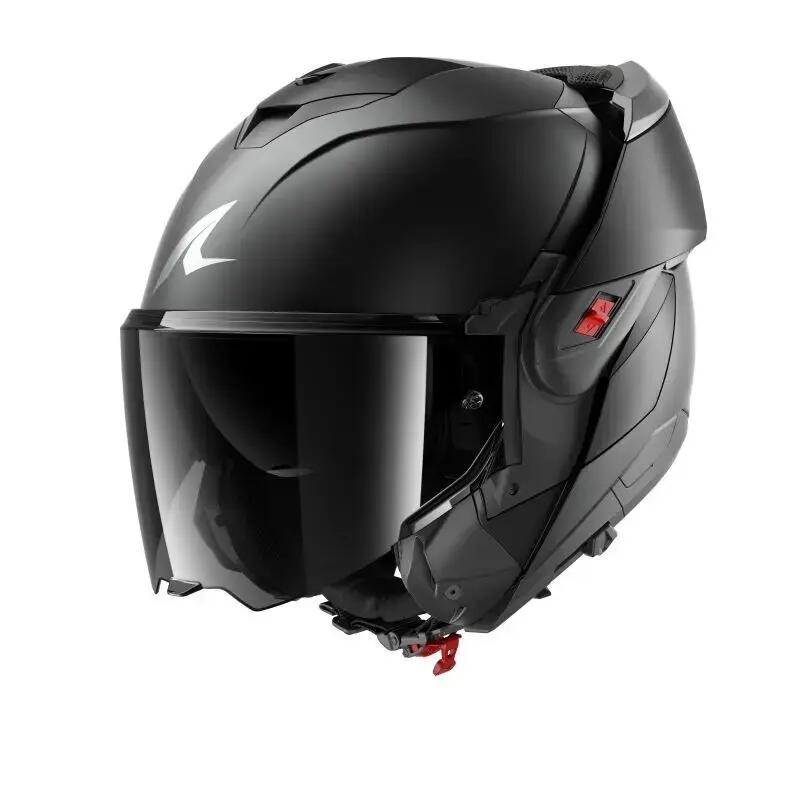 Modułowy kask motocyklowy Shark OXO Dark Shadow 3/5