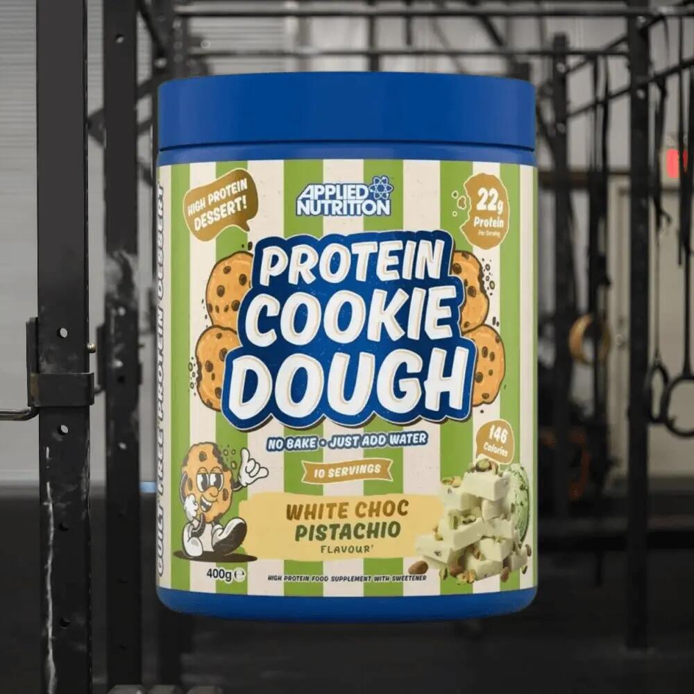 Applied Nutrition Protein Cookie Dough (400g) White Choc Pistachio 2/3